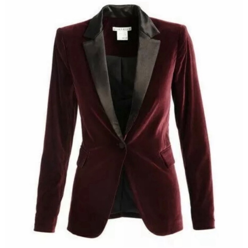 Alice + Olivia Velvet Blazer
